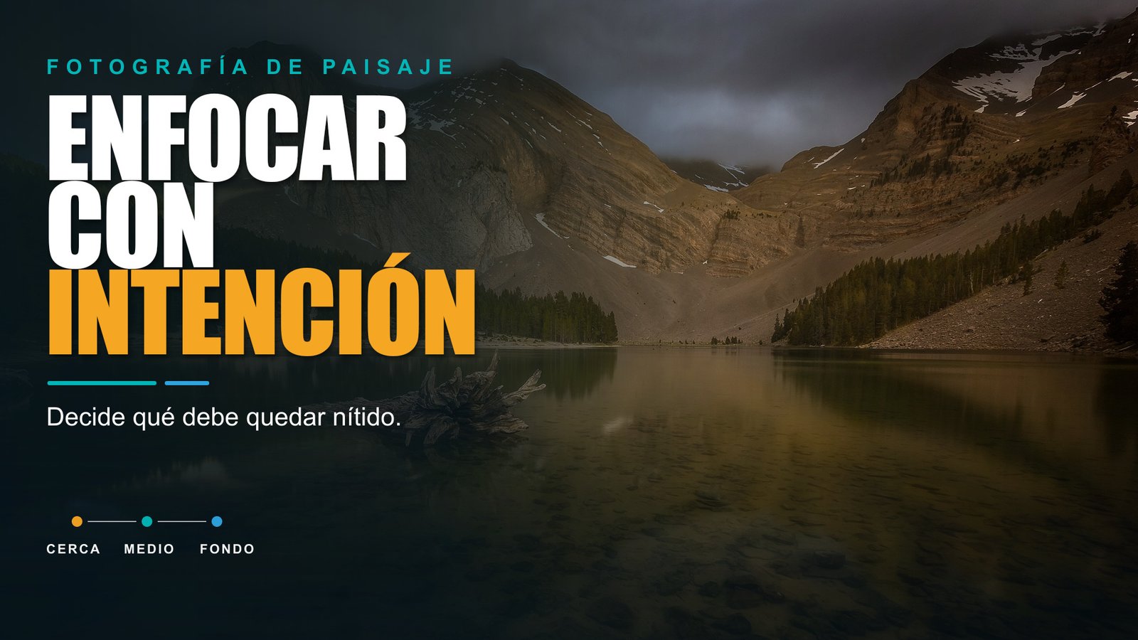 cómo enfocar en fotografía de paisaje